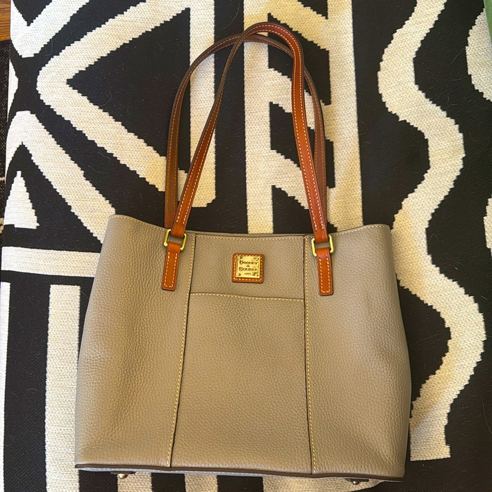 Lexington Pebble-Grain Leather Handbag (brand new, discontinued color!)